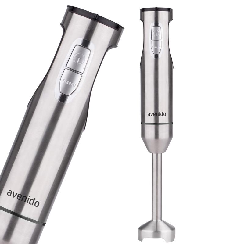 Image of Handheld Blender With Titanium Stainless Steel , Featuring 21-speed Smooth Speed Control, Turbo Mode, And Function For Perfect Cocktails, Smoothies, Soups, And Creamy Sauces