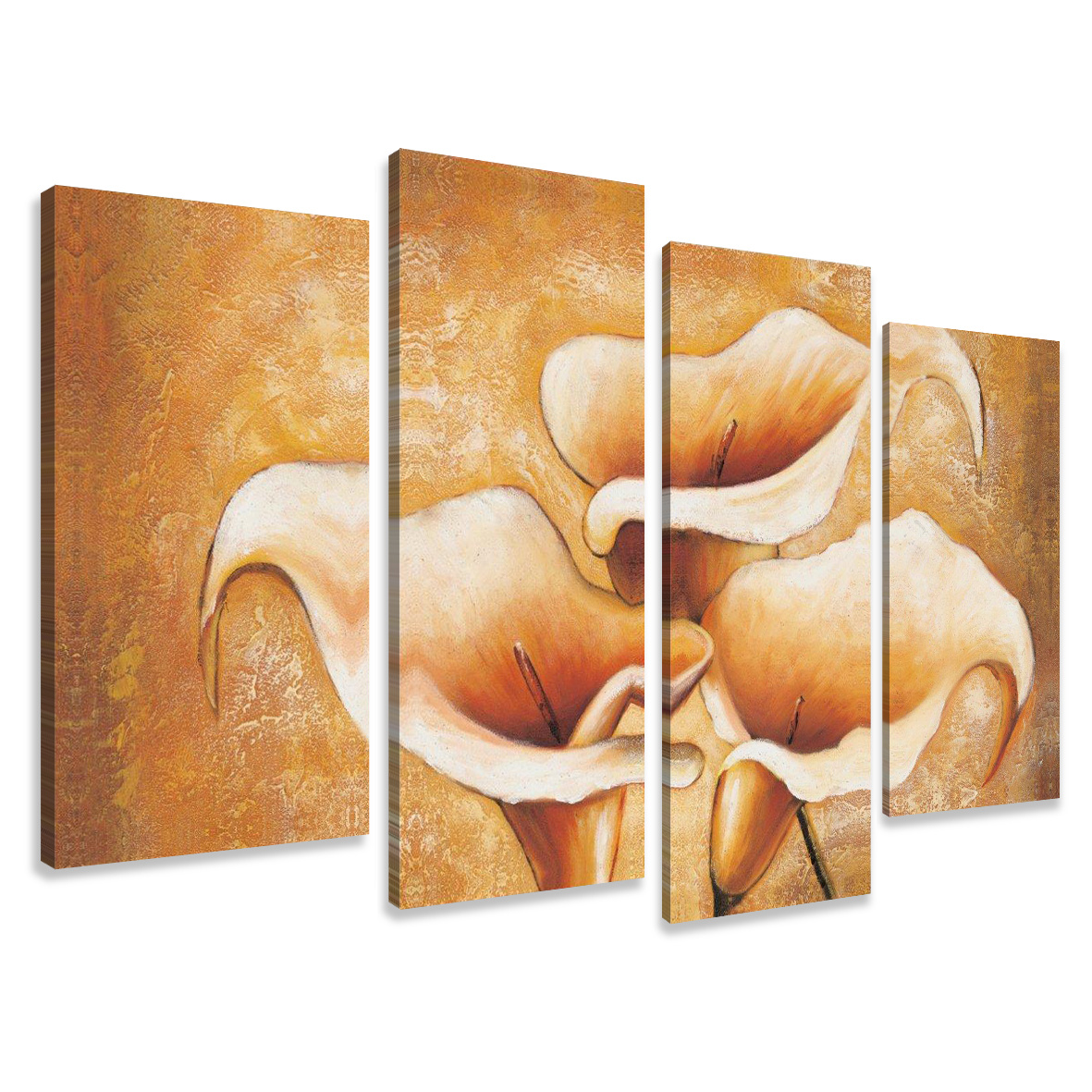 Image of Framed 120 X 80 Cm Flower Art Print – Modern Canvas Wall Art For Living Room & Lounge | Elegant Canvas Painting – Item No. 6139