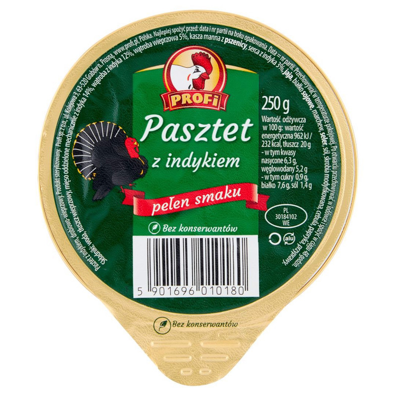 Profi Turkey Pâté 250 G