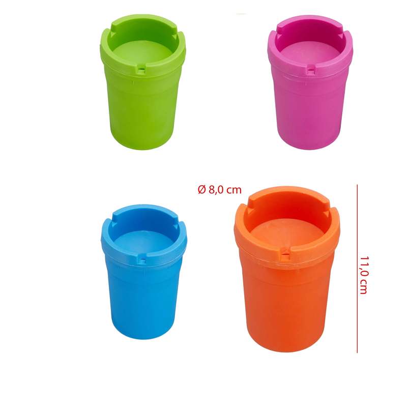 Image of 4-piece Set Travel Ashtrays