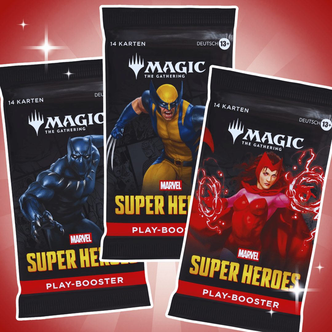 3x Play-booster German – 3 Boosters With 42 Cards