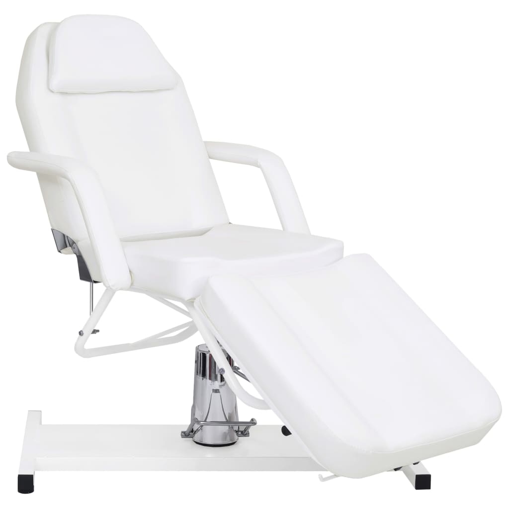 vidaXL Massagetafel 180x62x(87-112) cm wit: retailer-supplied image