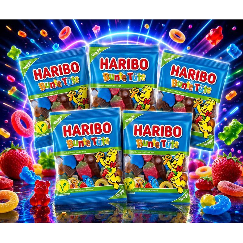 Image of Haribo Colorful Bag Veggie 5 X 175g