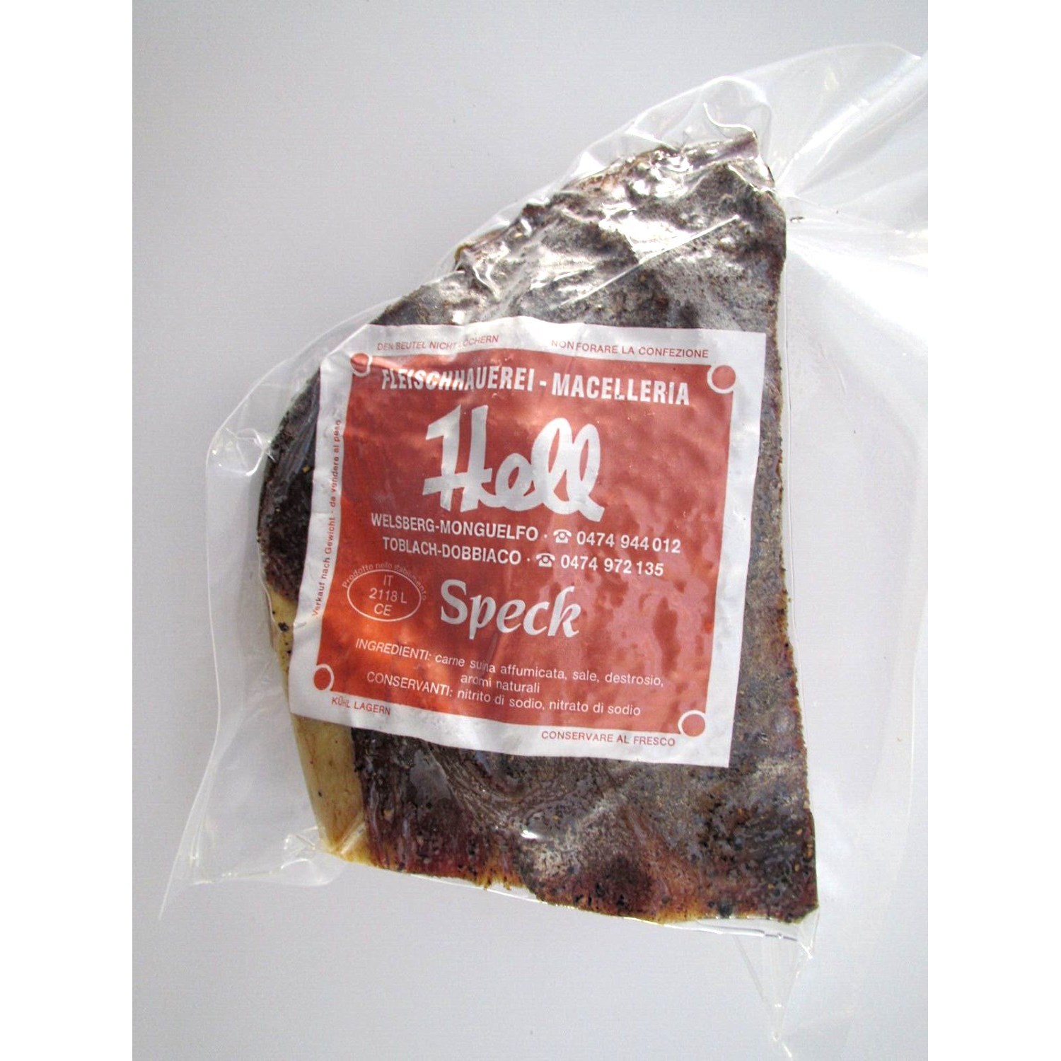 E-shop Schinken Speck 1/8 ca. 500 gr. - Metzgerei Hell
