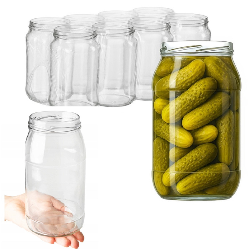 E-shop 16X Glasbehälter 900 ml für , Honig, Konfitüre, 0,9 l, 16 Stück, Fi 82