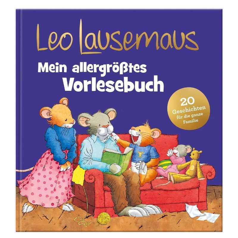 Image of Leo The Mouse My Biggest Reading Book - Picture Book With Stories For Children Ages 3 And Up - Sophia Witt (and Others) - 160 Pages - German - 2026 - Lingen, Helmut Verlag - Ean 9783963474552
