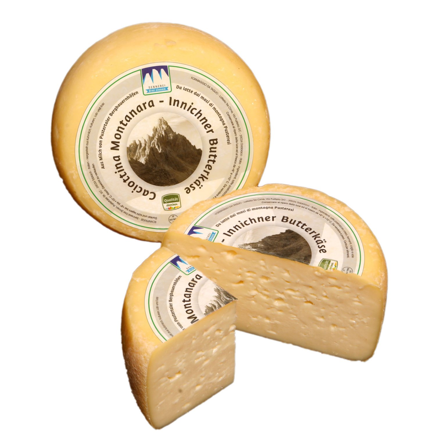 E-shop Innichner Butterkäse aus Heumilch ca. 600 gr. - Sennerei Drei Zinnen