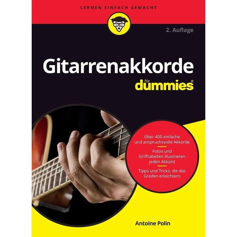 Guitar Chords For Dummies - Paperback - Antoine Polin - For Dummies - 351 Pages - German - 2019 - Wiley Vch Gmbh - Ean 9783527715282