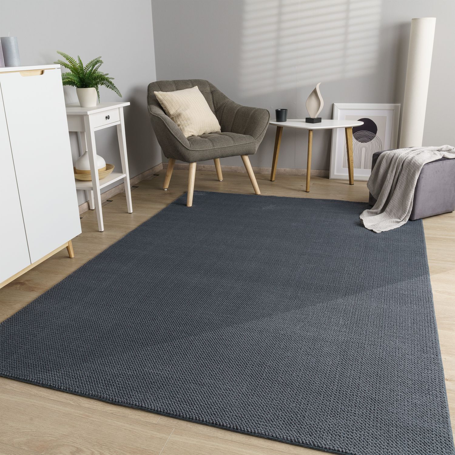 Short Pile Carpet For Living Room, Bedroom, Hallway - Soft And Modern