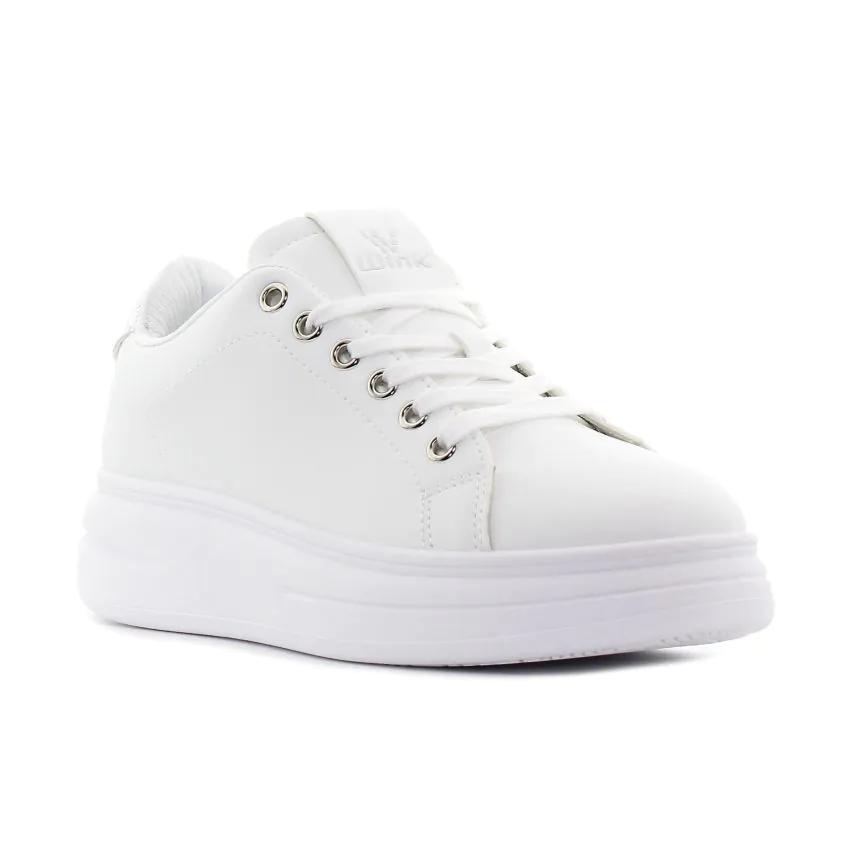 - Elamor White Women's Sneaker Sneaker