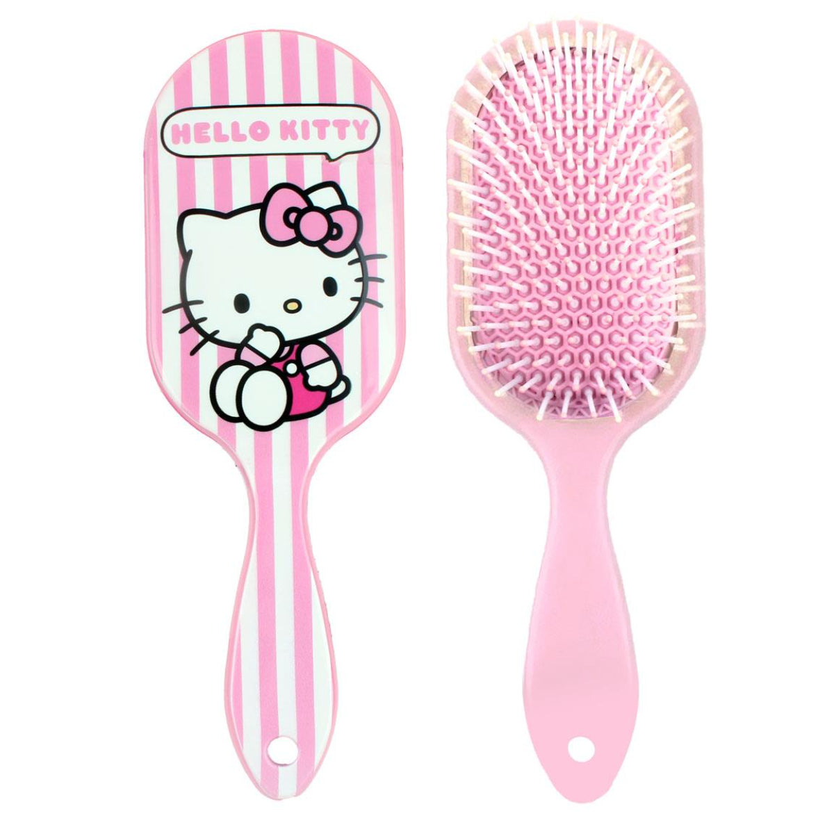 Hello Kitty Children's Hairbrush - Rectangular Brush With Cute Motif