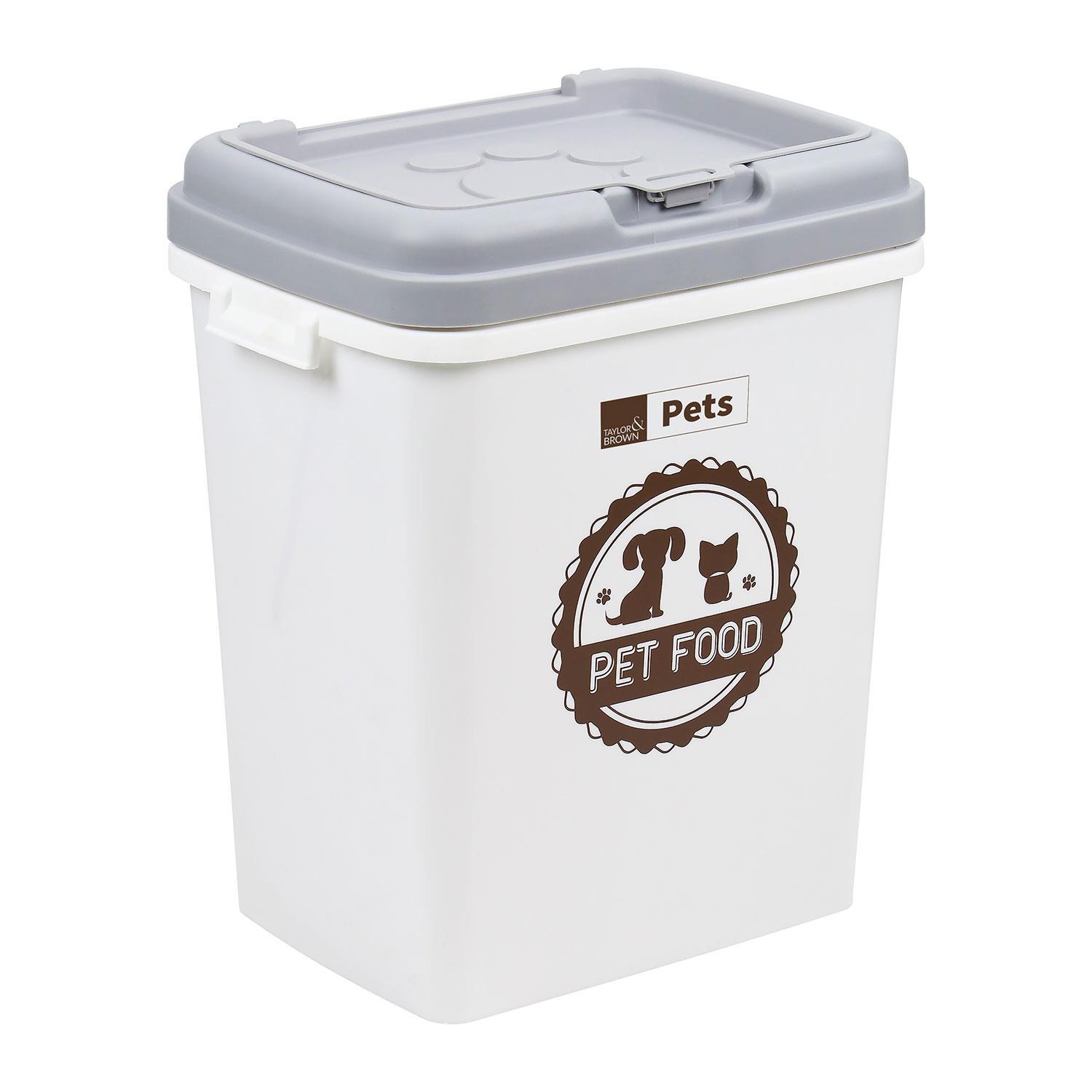 40L Airtight Pet Food Storage Container with Measuring Cup