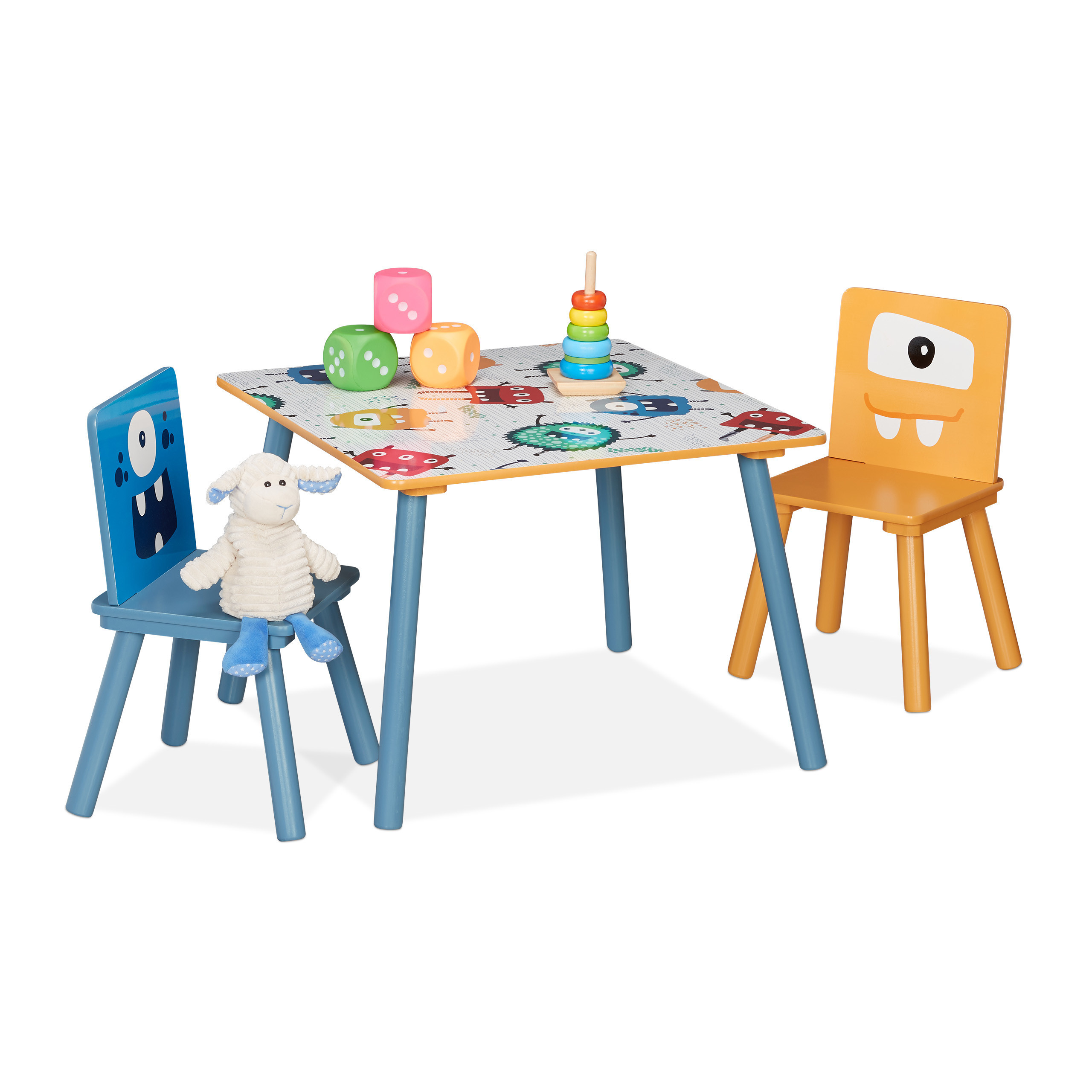 3-piece Colorful Kids' Seating Set