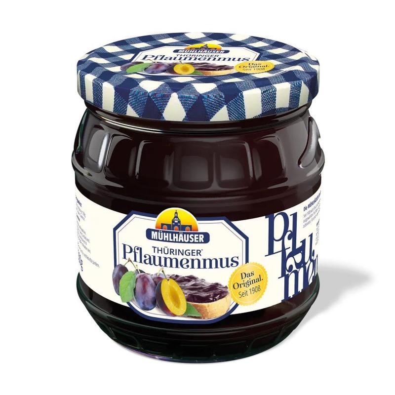 Mühlhäuser Thuringian Plum Jam Seasoned 1kg