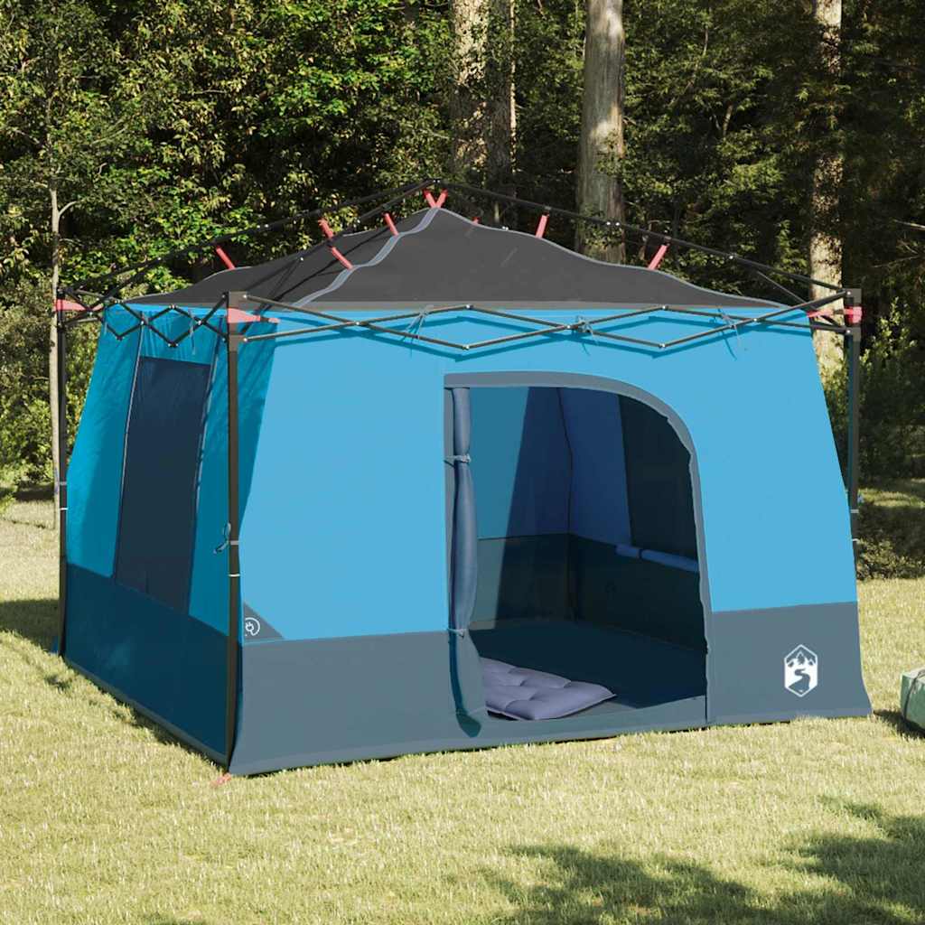 Image of Vidaxl Inner Tent With Roof With Storage Blue 290 X 288 X 234 Cm , Garden And Terrace, Modern Windproof Protection, Camping Tent, , Easy To Set Up