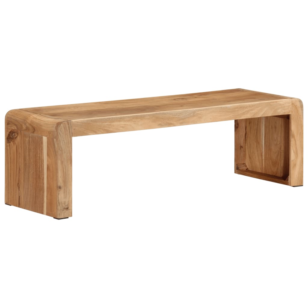 Image of Vidaxl Tv Stand, Tv Stands With Space For System, Tv Table For Living Room Bedroom, Tv Cabinet Tv Furniture, Solid Wood Acacia
