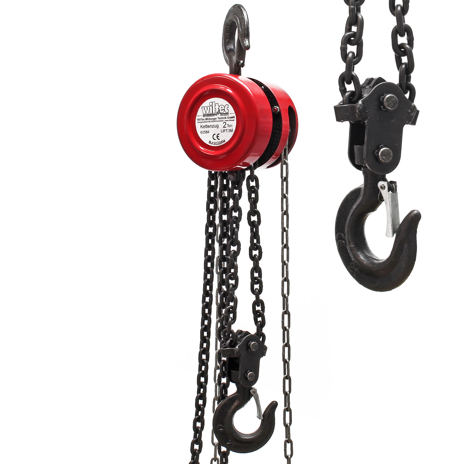 TEMU Wiltec Chain Puller With 2000kg Load Capacity And Chain Length, Lifting, Pulley Rope Hand Crane Etc. For Forestry And Workshop