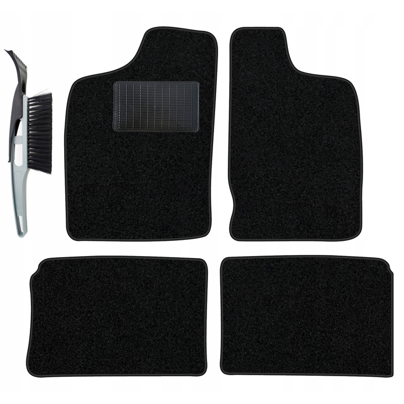 Image of Velour Carpet Set Compatible With Navara Ii 1997-2005