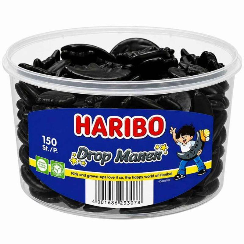 Image of Haribo Drop Manen Vegetarian 150pcs