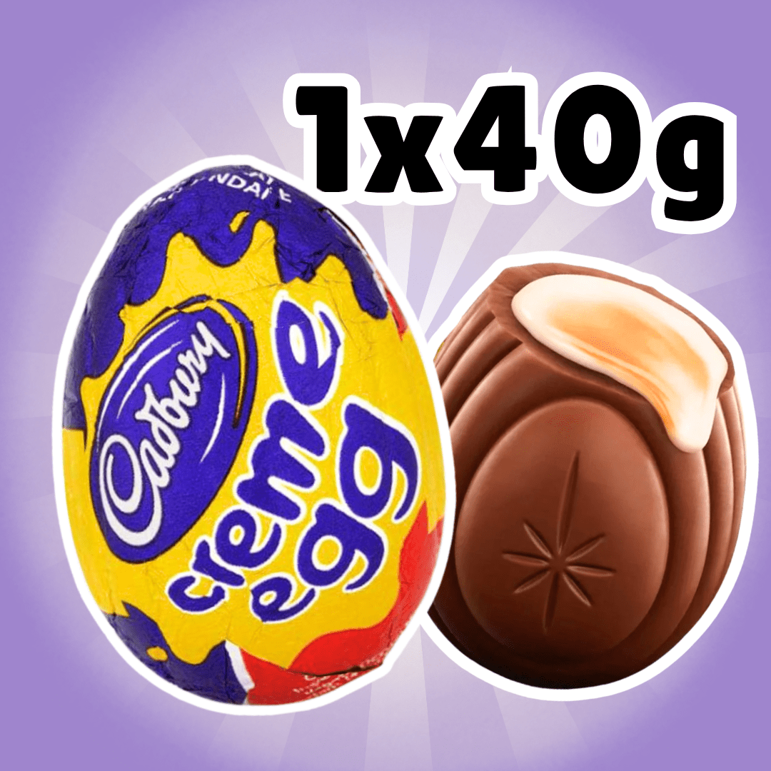 Image of 1x Cadbury Creme Egg Filled Chocolate Egg With Fondant Filling 40g
