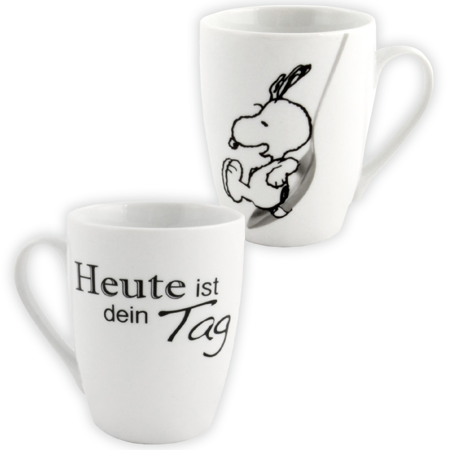 With The Mug - Today Is ! Ceramic White Coffee Cup 280 Ml