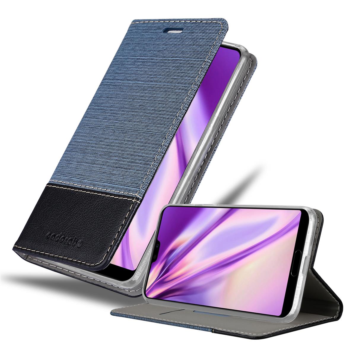 Image of Case Compatible For Huawei P20 Pro / P20 Plus Protective Cover With Magnetic Closure, Stand Function And Card Slot Flip Case Cover Phone Case Folding Case Book Bag