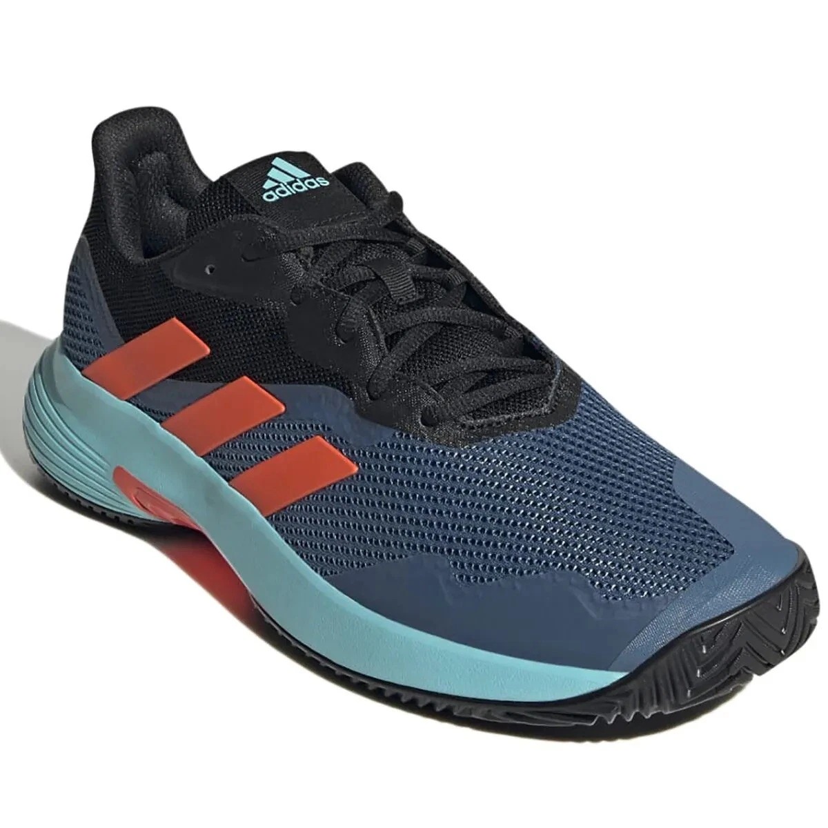 Image of Courtjam Control Tennis Sneakers In Multicolor, Men's Sports Football Shoes, Comfortable , Model Gw2987