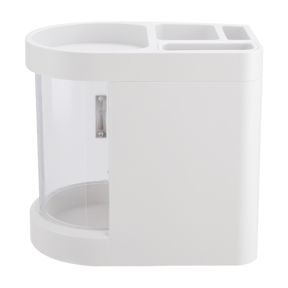 White Makeup Organizer with Drawer, Multifunctional Storage Box