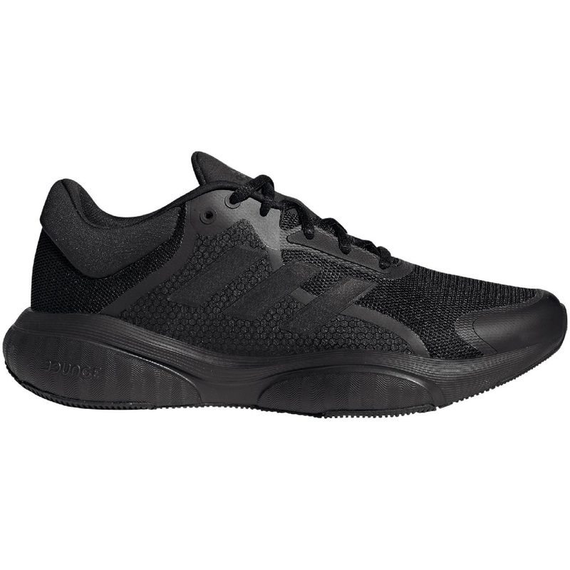 Image of Gx2000 Black Men's Running Shoes, Sports Training Footwear, Breathable Mesh With Bounce Cushioning, Comfortable, Lightweight, With Grippy Rubber Sole