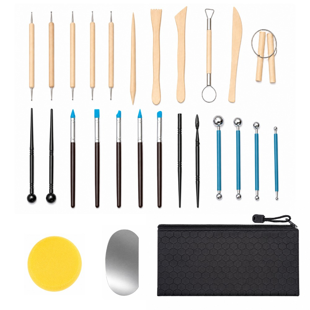 27-Piece Clay Sculpting Tool Kit for Beginners