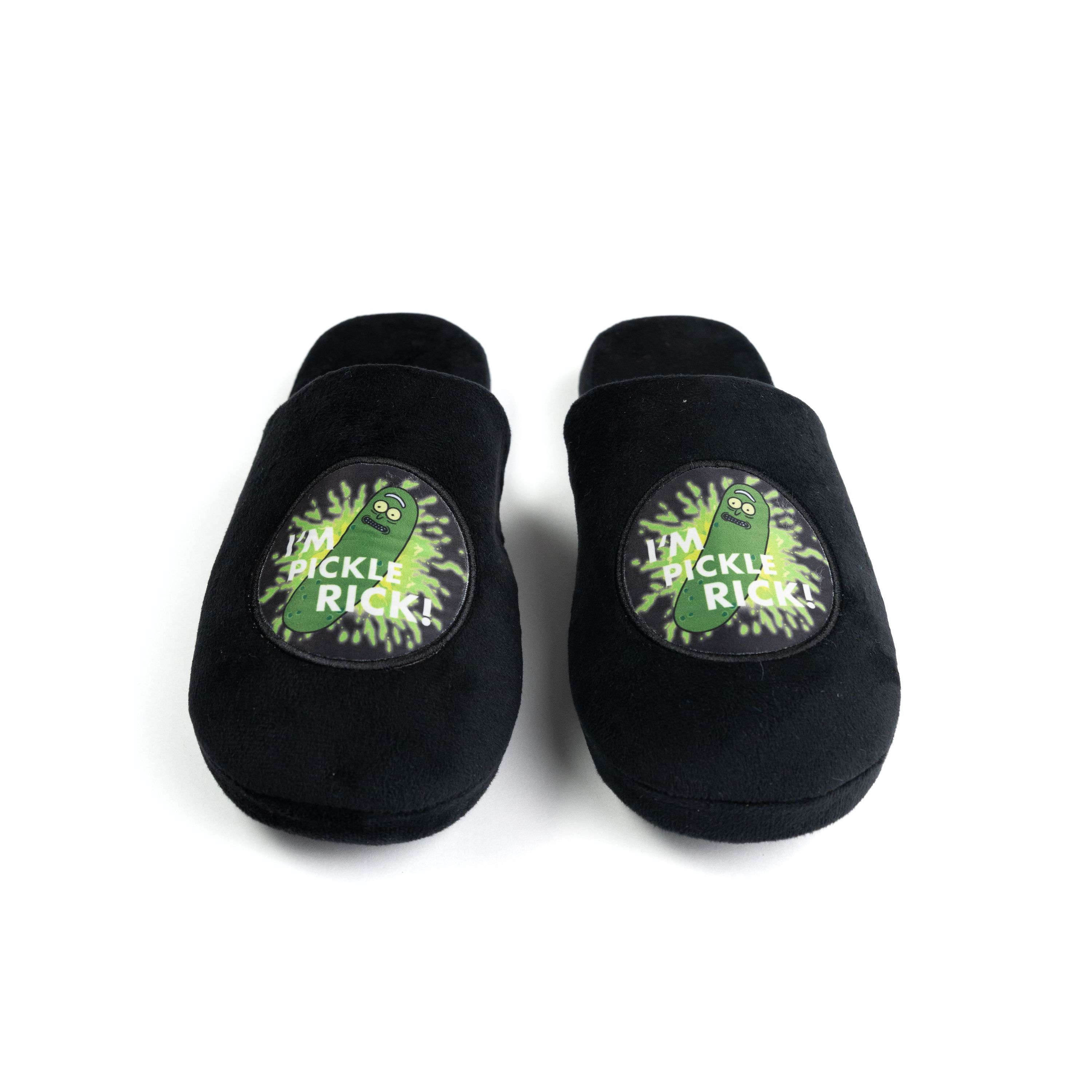 Rick And Morty Slippers For Men And Women - I'm Pickle Rick! Unisex Slip-on Slippers, Black