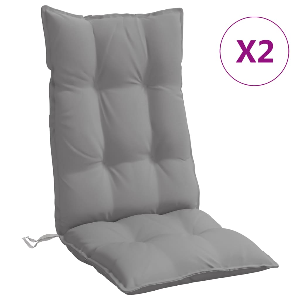 Vidaxl Garden Chair Cushion For High-back Garden Chair Cushions For High-back High-back Cushion Pillow Garden Chair Cushion Pad Seat Cushion Chair Cushion Seat Pad [only Cushion Included]