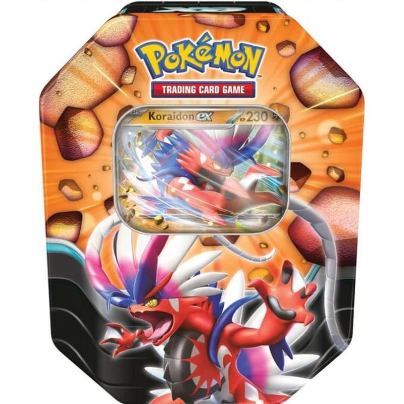 – Tin #121 -ex | Powerful | German | 1 & 4 Booster Packs & Code Card