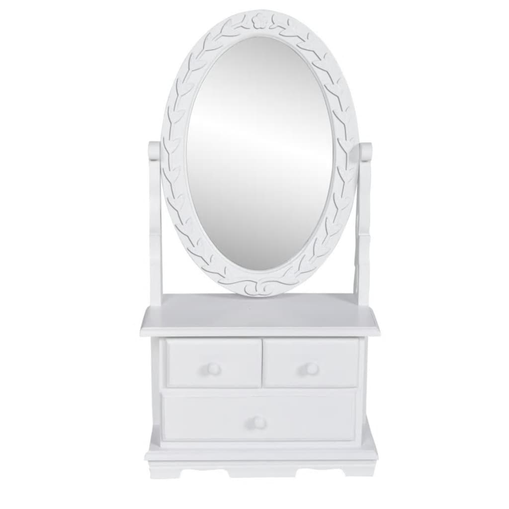 Vidaxl Makeup Vanity Dressing Table With Mirror And Dresser