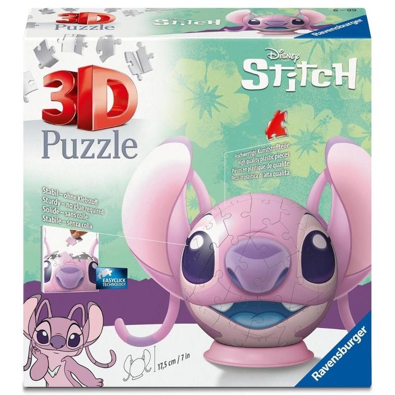 Image of 3d Puzzle:stitch With Ears