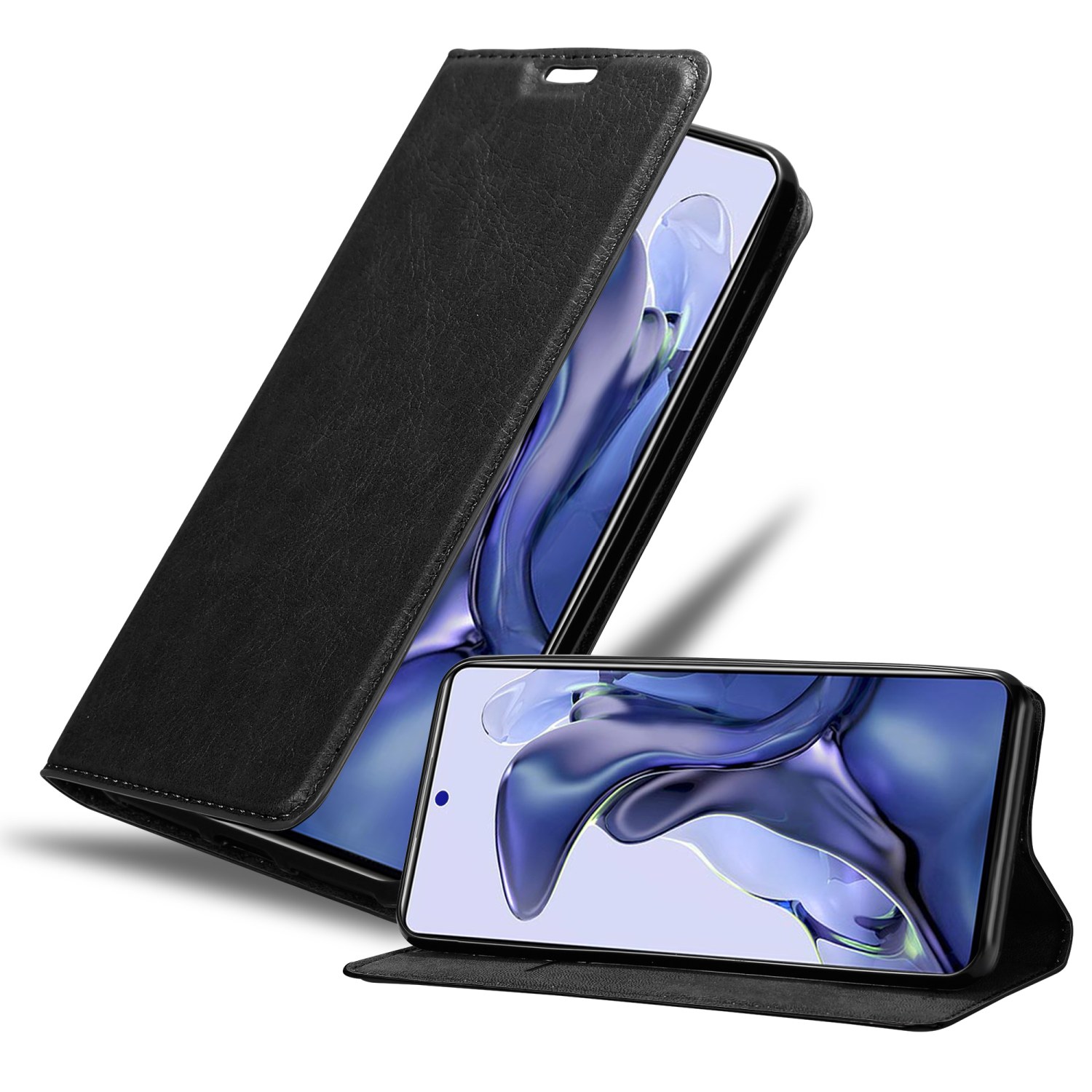 Image of Case For Xiaomi 11t / 11t Pro Protective Cover With Magnetic Closure, Stand Function And Card Slot Flip Case Cover Etui Mobile Phone Foldable Case Book Bag