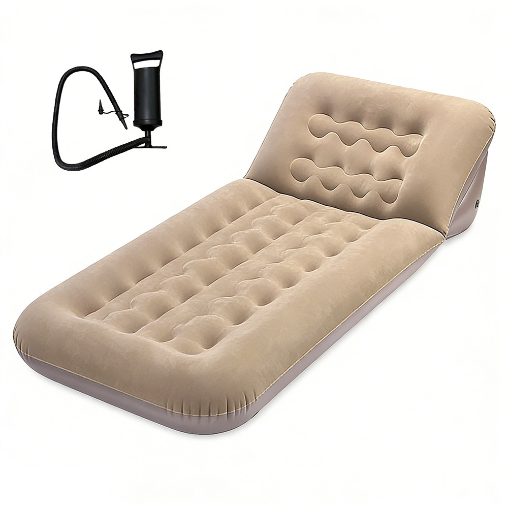 multifunctional outdoor camping folding inflatable bed portable foldable quick inflation thickened   stable load bearing with lightweight storage multi person use   car travel for camping picnic office nap     outdoor essential details 4