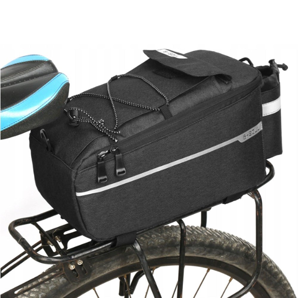 E-shop Fahrradgepäckträgertasche 8L – Thermoisolierte Schutzradtasche mit Reflektoren, Schultergurt, 38×16×15,5 cm