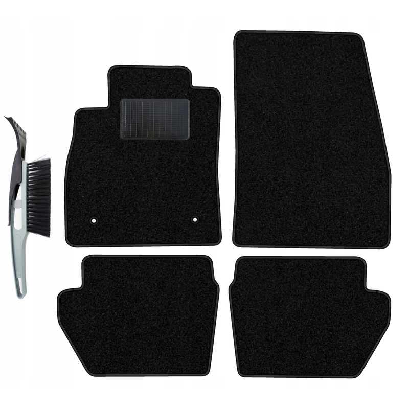 Velour Carpet Set Compatible With Ford Vii 2017-