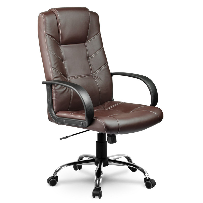 Leather Office Chair Sofotel Eg-221 Brown