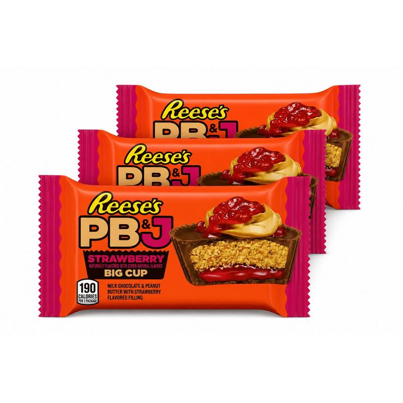 Reese's Big Cup Strawberry 3 X 79 G