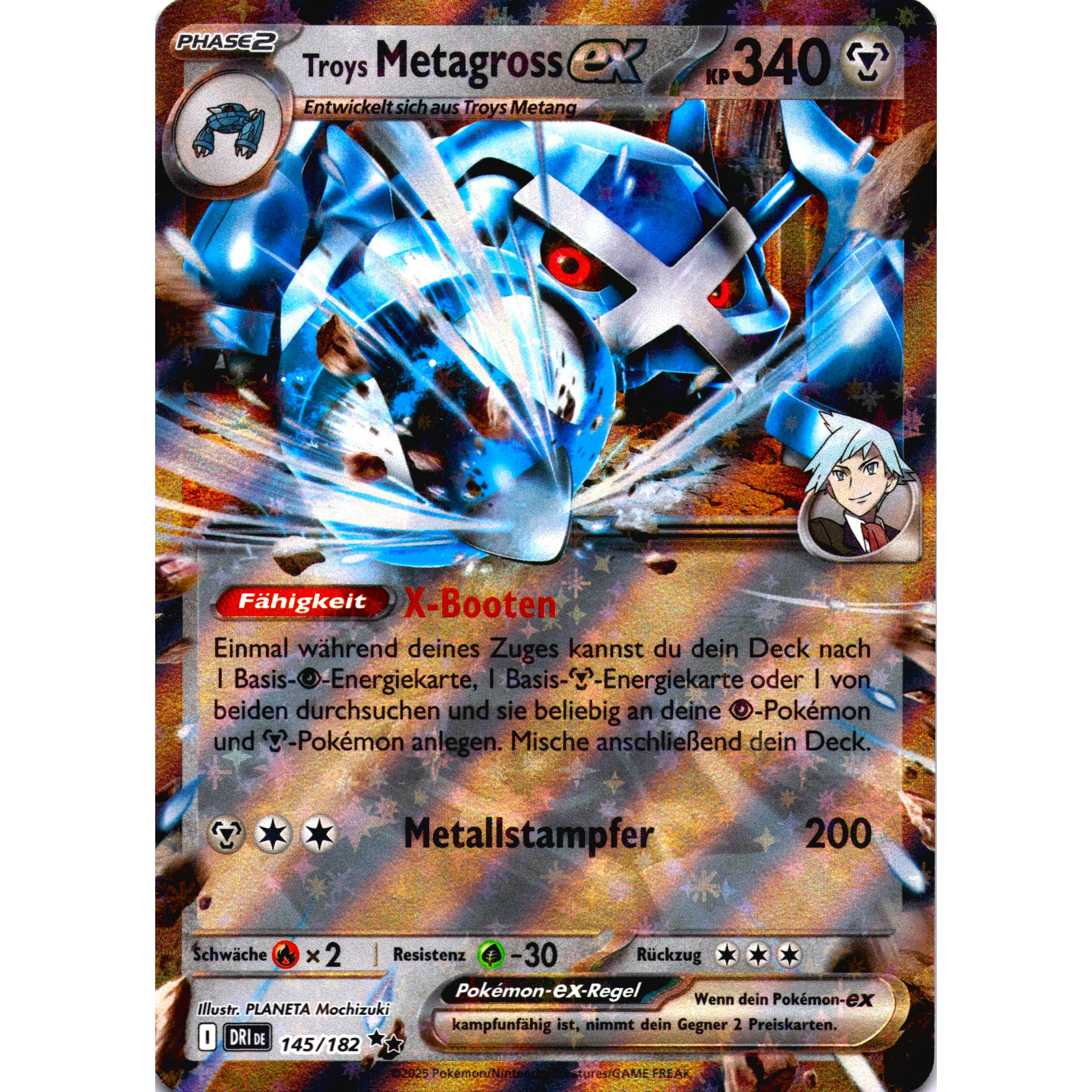 Image of Pokémon Tcg Card - Ex - Ultra Rare - German Version - 340 - Near Mint