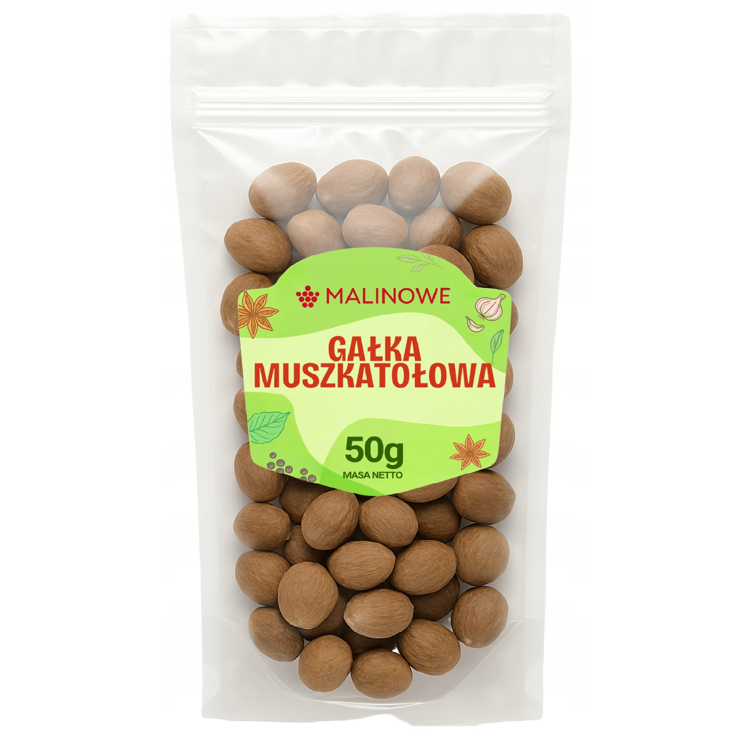 Nutmeg Whole 50g Aromatic Natural Excellent