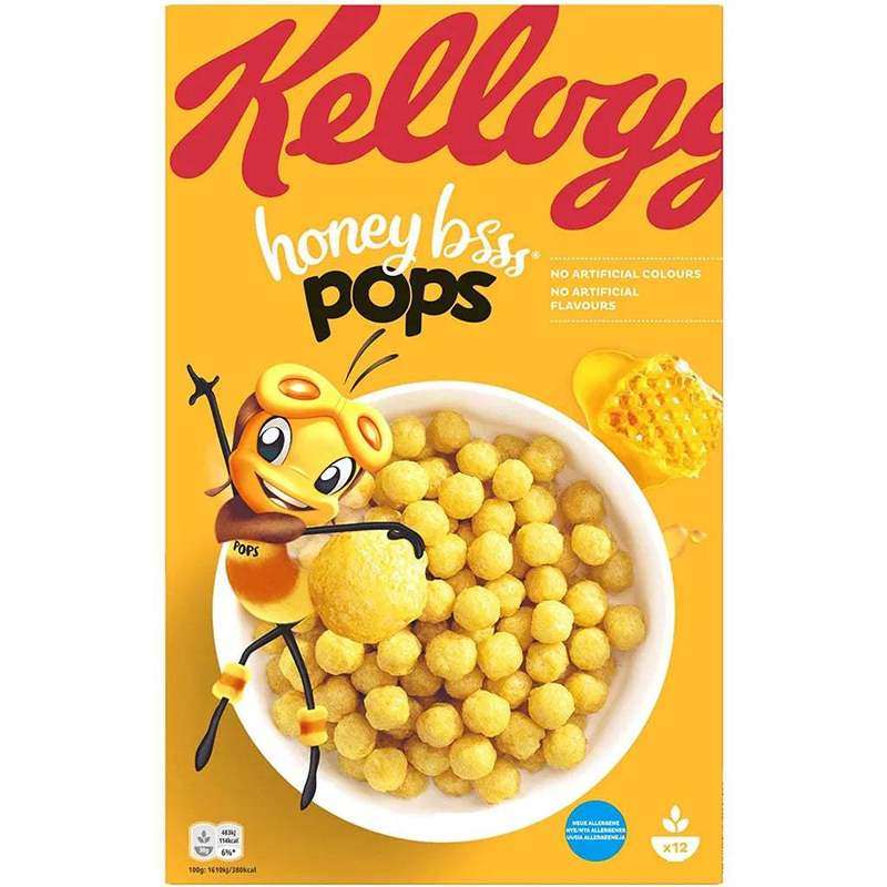 Kelloggs Honey Bsss Pops 400 G