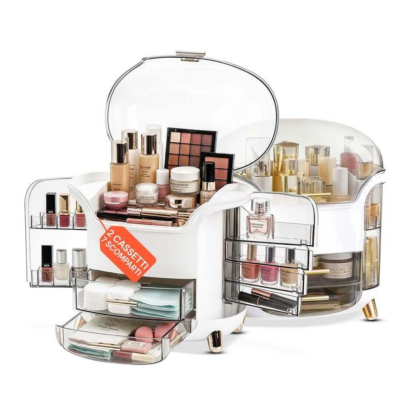 TEMU Organizer Make Up Inclinato a �� Design Moderno e Funzionale in 2 Colorazioni