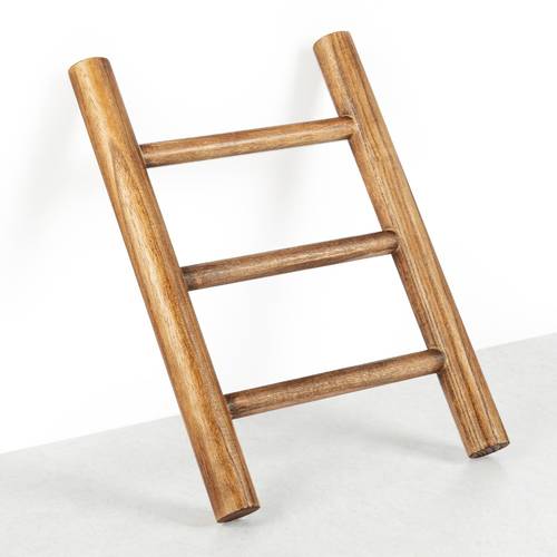 3 tier wooden ladder towel rack freestanding blanket ladder for bathroom kitchen rustic wood towel holder for hand towels tea towels decorative storage
