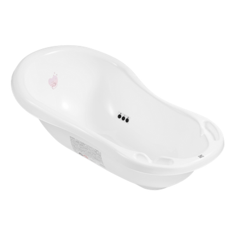 TEMU Baby Bathtub For Newborns And Babies Up To 12 Months, With Plug And Anti-slip Mat, Made Of Bpa-free Plastic, Length: 84cm