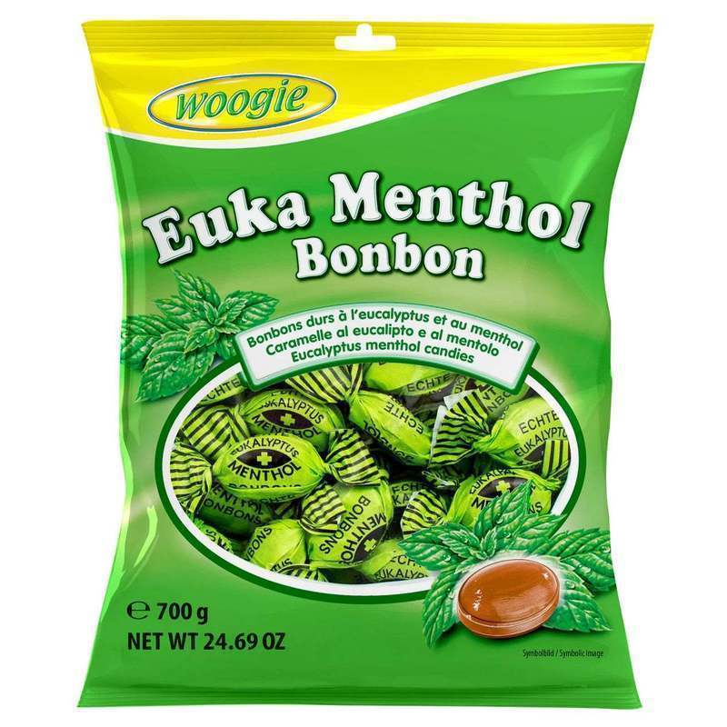 Woogie Menthol Eucalyptus Bonbons 700g