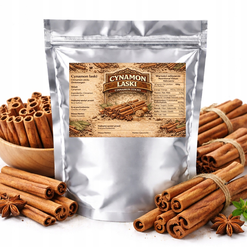 Image of Cinnamon In Laskach - For Gingerbread, Cakes And Spicy Spices 200g