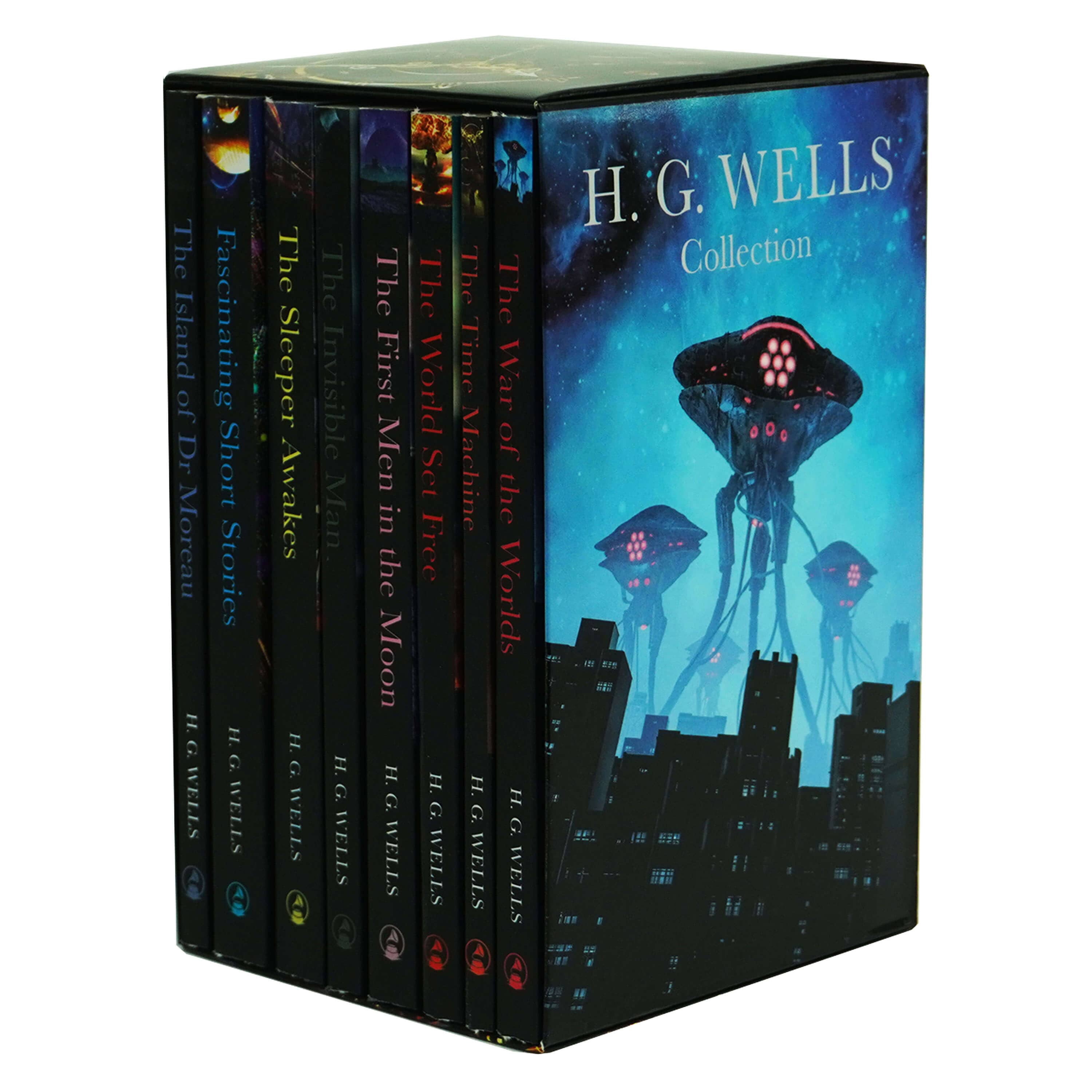 TEMU H. G. Wells Collection 8 Books Box Set - Fiction - Paperback